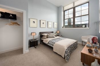 Spacious closets